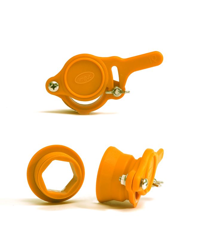 Honighahn 6/4'' aus Kunststoff mit Mutter