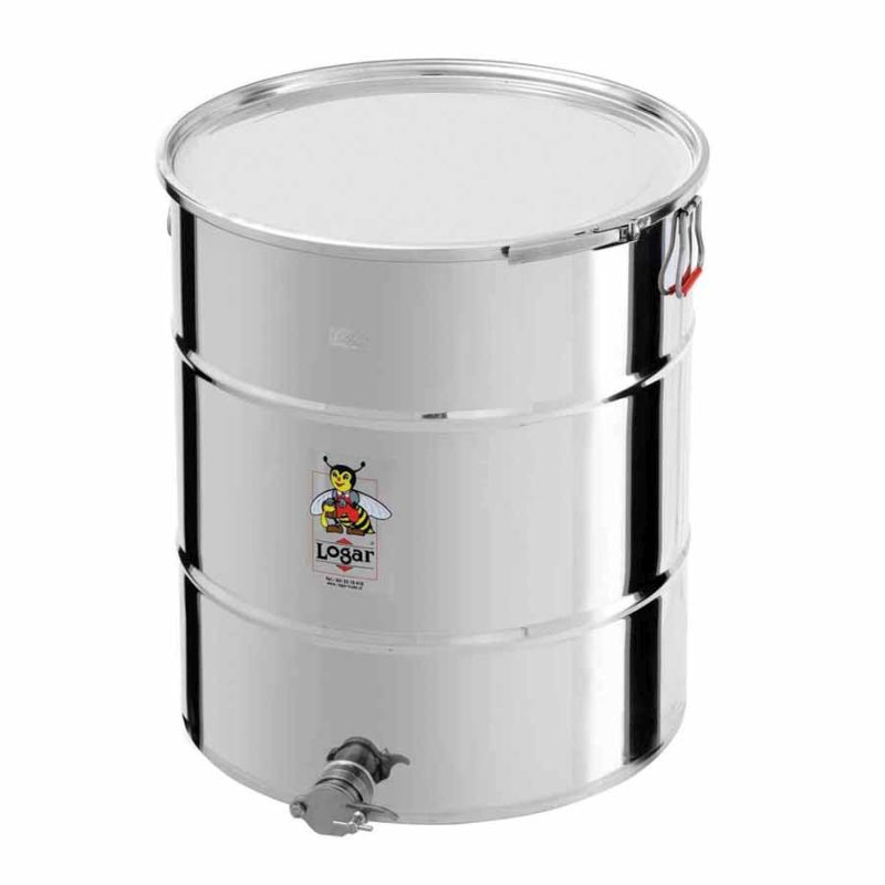 Logar Abfüllbehälter 170 kg mit Spannringverschluss, Edelstahl - Art.-Nr. 2221
